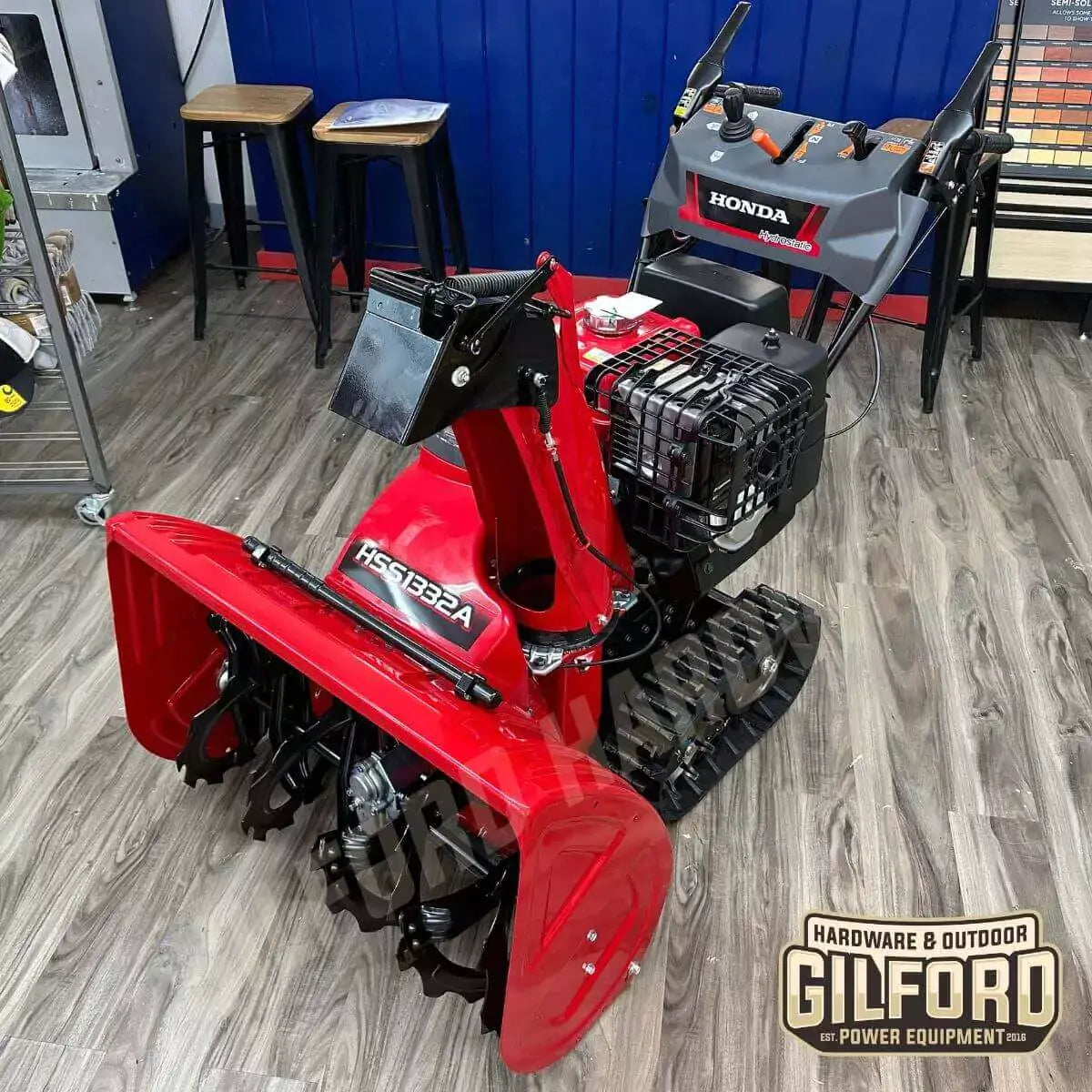 Honda HSS1332ATD Track Drive Snow Blower | Gilford Hardware