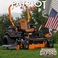 Thumbnail for Scag Patriot Zero Turn Ride On Lawn Mower With 52-Inch Hero Cutter Deck And 27 HP SR Engine