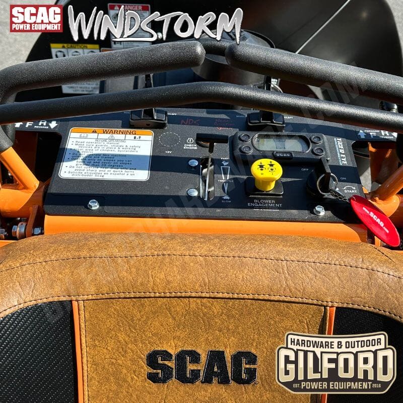 Scag Windstorm Zero-Turn Stand on Blower 37 HP Vanguard BIG BLOCK EFI | Gilford Hardware