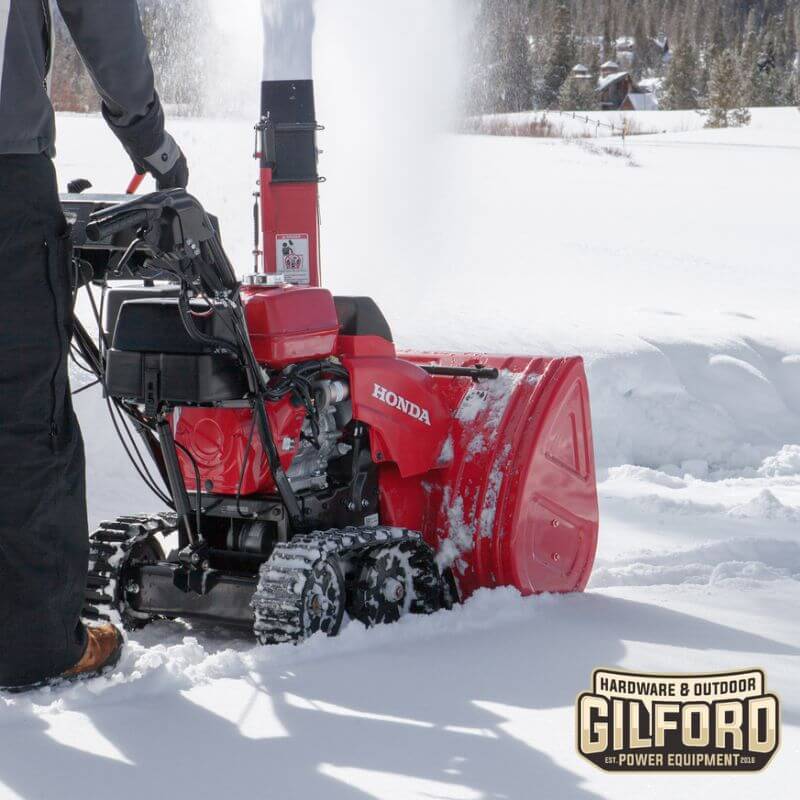 Honda HSS1332ATD Track Drive Snow Blower | Gilford Hardware