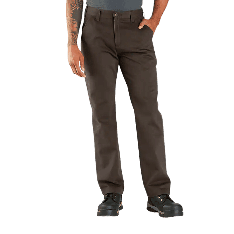 Carhartt Relaxed Fit Twill Utility Work Pant Dark Coffee - Durable Workwear | Gilford Hardware