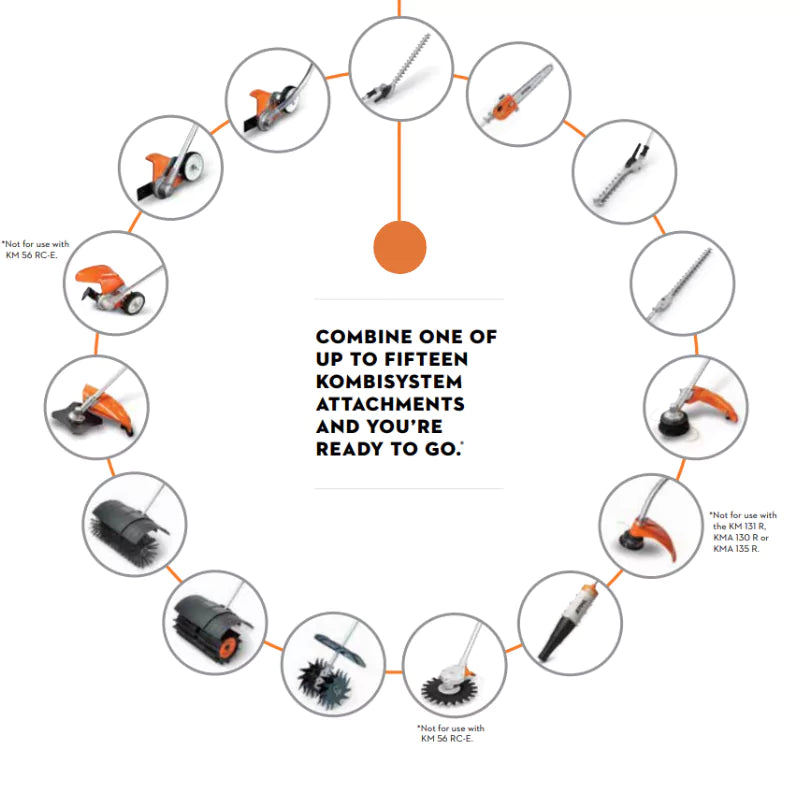 STIHL KMA 80 R Battery-Powered Kombi Multi-Task Tool Powerhead