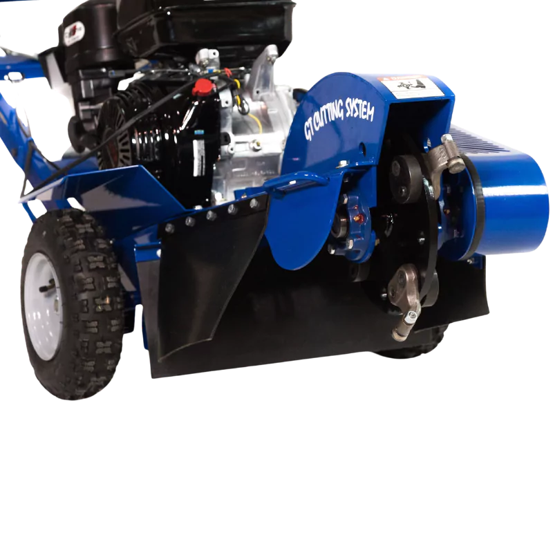 BlueBird Walk Behind Gas Powered Stump Grinder 15" Dia Cutting Wheel and 13 HP Honda GX390