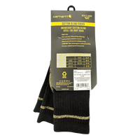 Thumbnail for Carhartt Midweight Cotton Blend Steel Toe Boot Sock 2-Pack.