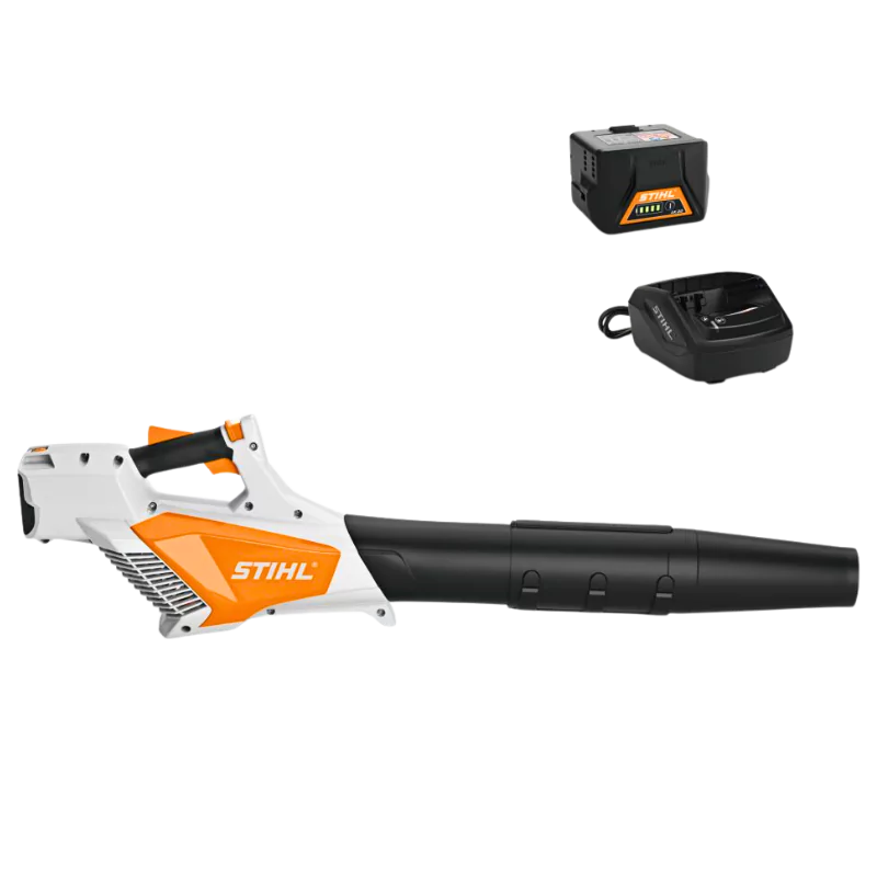 STIHL BGA 57 Lightweight Hand Held Battery-Powered Blower with AK 20 Battery and AL 101 Charger 365 CFM