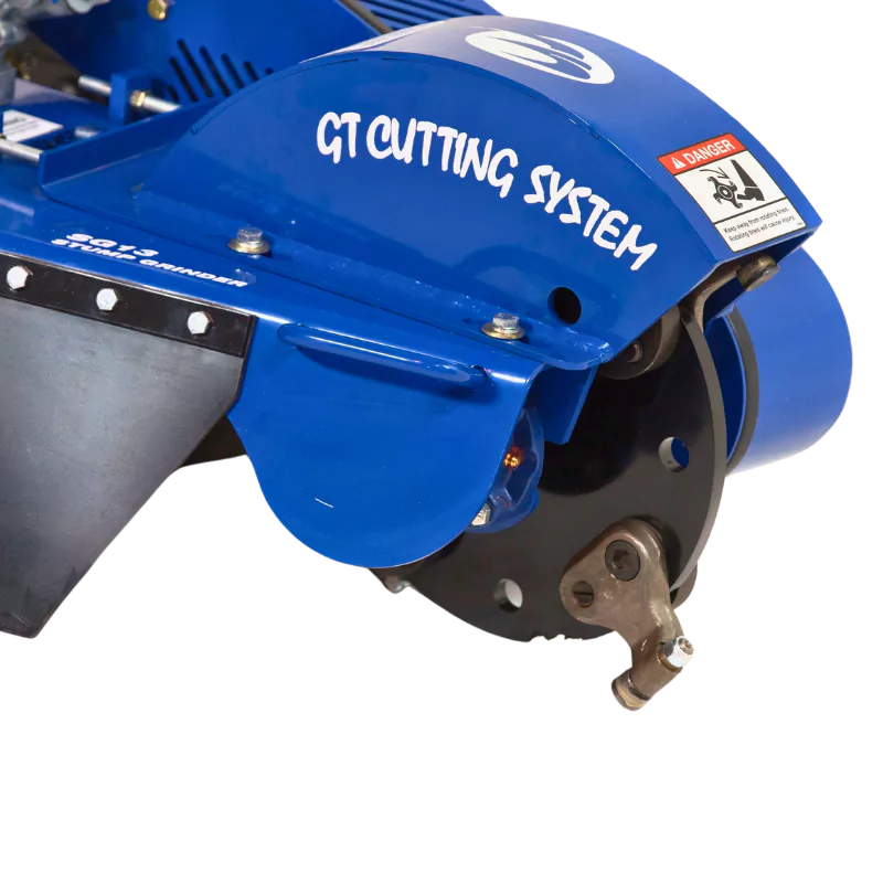 BlueBird Walk Behind Gas Powered Stump Grinder 15" Dia Cutting Wheel and 13 HP Honda GX390