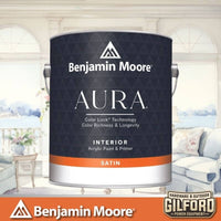 Thumbnail for Benjamin Moore Aura Interior Paint Satin | Gilford Hardware 