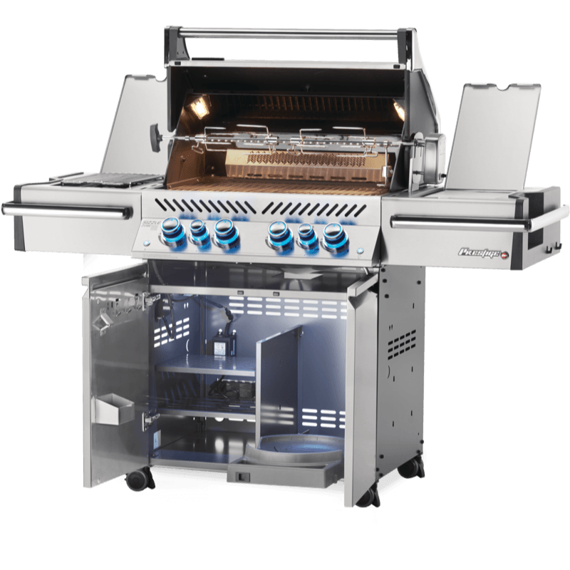 Napoleon PRESTIGE® PRO 500 Stainless Steel 4-Burner - Propane Grill | Gilford Hardware