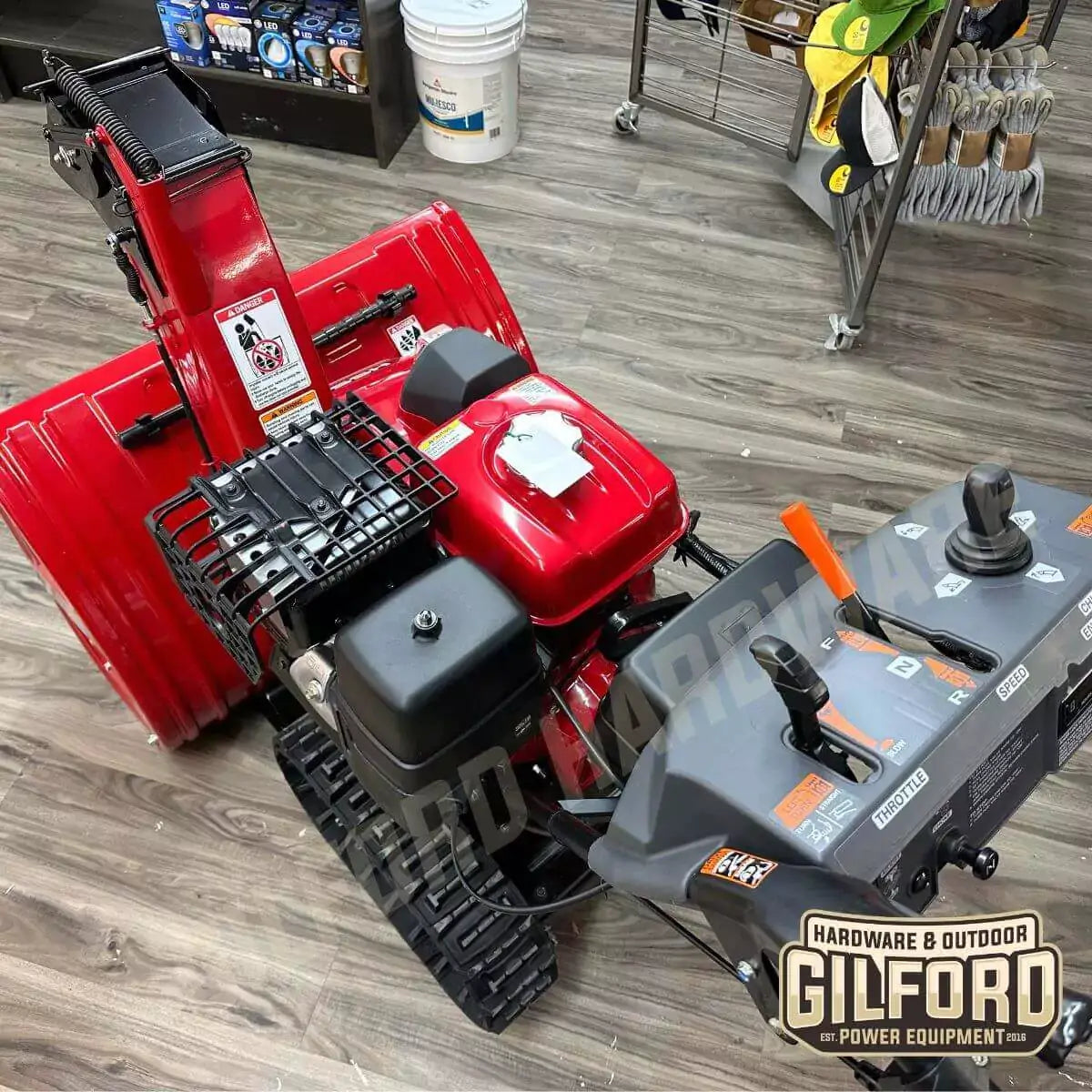 Honda HSS1332ATD Track Drive Snow Blower | Gilford Hardware