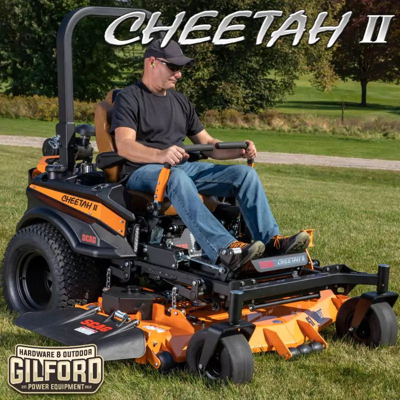 Scag Cheetah II Zero Turn Riding Lawn Mower With  72-Inch Velocity Plus Cutter Deck And 37 HP Briggs Vanguard Big Block EFI