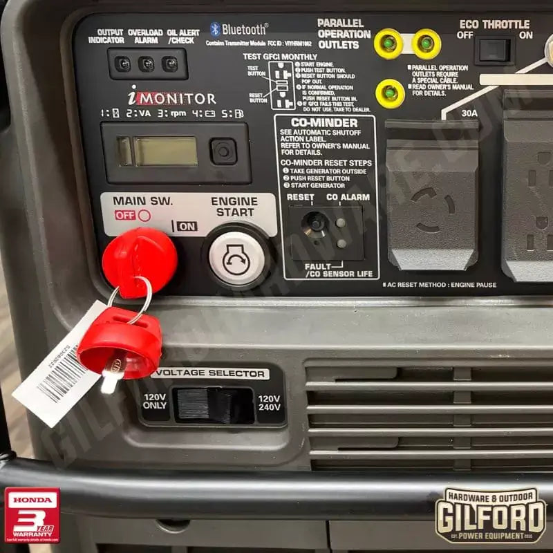 Honda Generator EU7000iS with CO-MINDER | Gilford Hardware