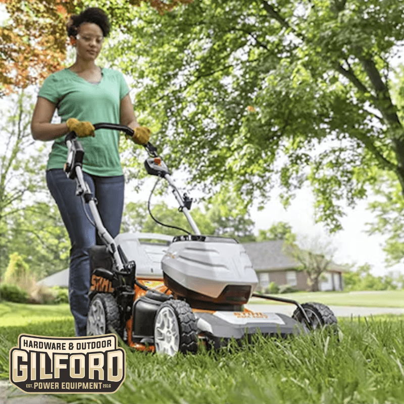 STIHL RMA 460 V Battery Self-Propelled Lawn Mower 19" | Gilford Hardware