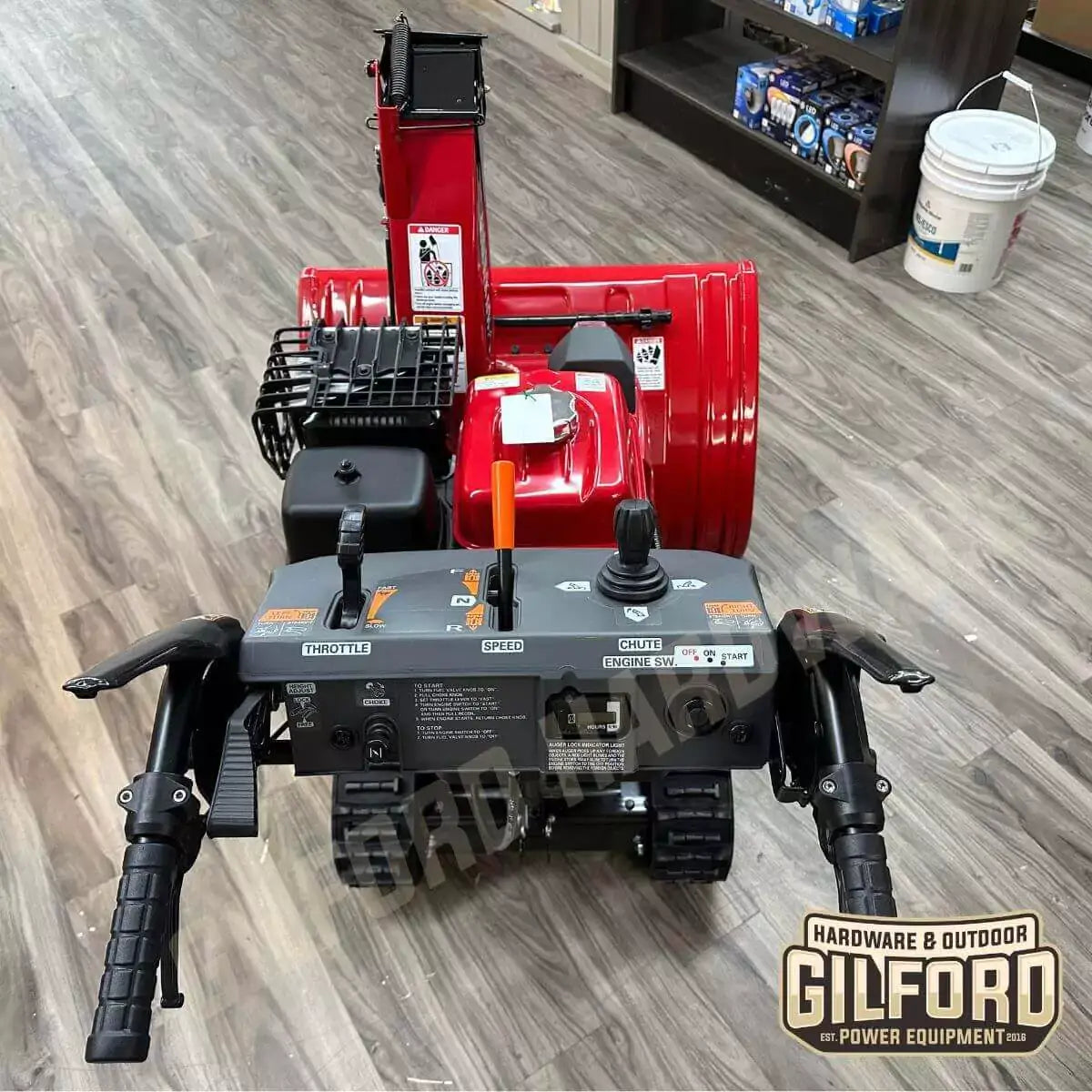 Honda HSS1332ATD Track Drive Snow Blower | Gilford Hardware