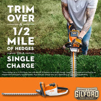 Thumbnail for STIHL HSA 56 Lightweight Battery Powered Hedge Trimmer 18-inch.