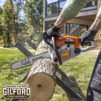 Thumbnail for power and precision STIHL MS 162 Gas Powered Homeowner Chainsaw 16-Inch Bar 30.1 cc