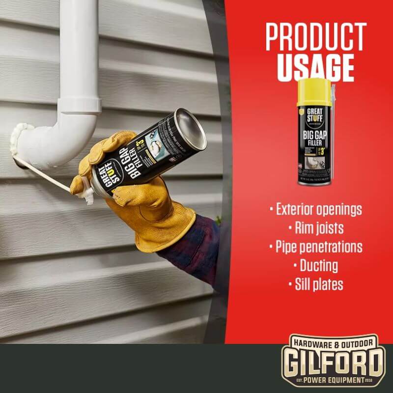 Great Stuff Big Gaps Ivory Insulating Foam Sealant | Gilford Hardware