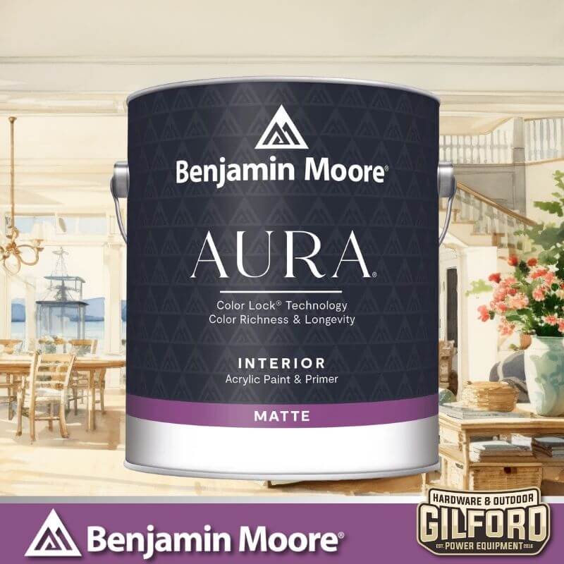 Benjamin Moore Aura Interior Paint Matte | Gilford Hardware 