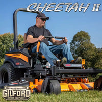 Thumbnail for Scag Cheetah II Zero Turn Riding Lawn Mower With  72-Inch Velocity Plus Cutter Deck And 37 HP Briggs Vanguard Big Block EFI