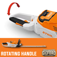 Thumbnail for STIHL HSA 60 Battery Powered Hedge Trimmer 24-Inch. w/ AK 10 and AL 101 Charger