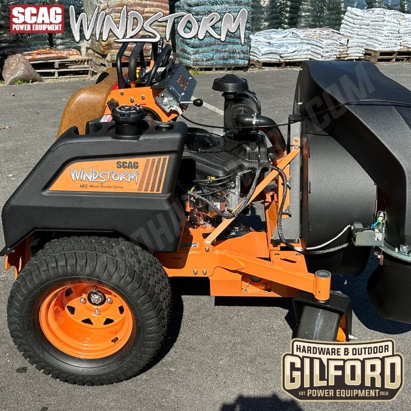 Scag Windstorm Zero-Turn Stand on Blower 37 HP Vanguard BIG BLOCK EFI | Gilford Hardware