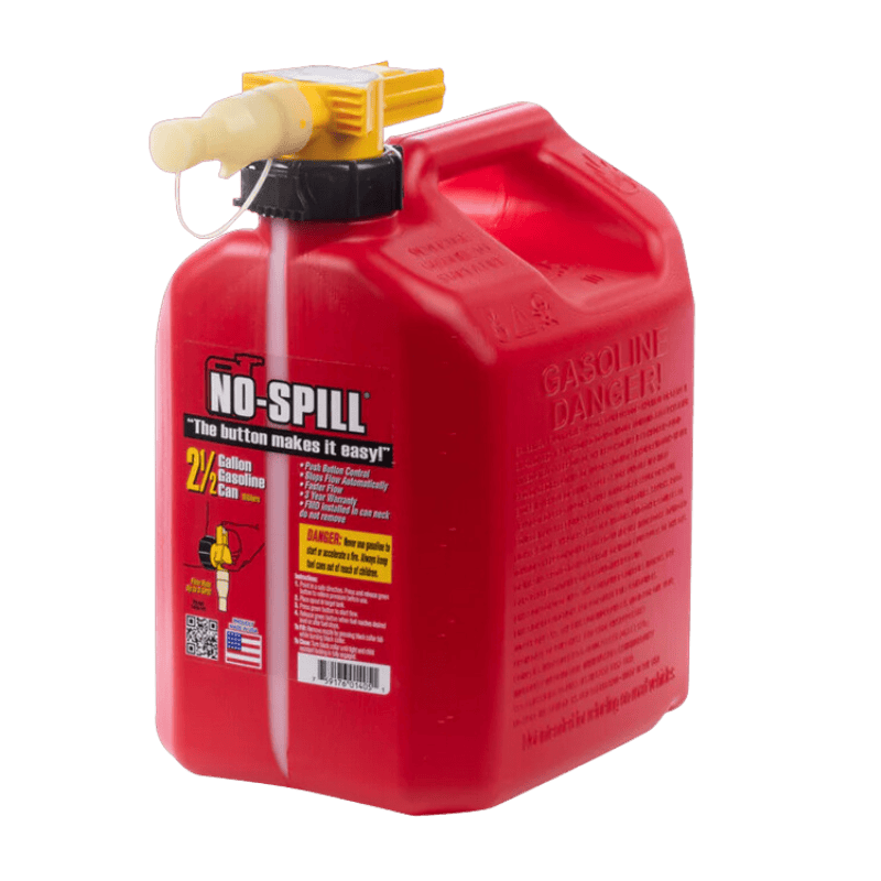 No-Spill Plastic Gas Can 2-1/2 gal. | Gilford Hardware 