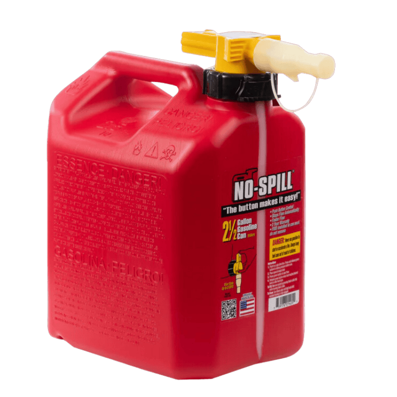 No-Spill Plastic Gas Can 2-1/2 gal. | Gilford Hardware 