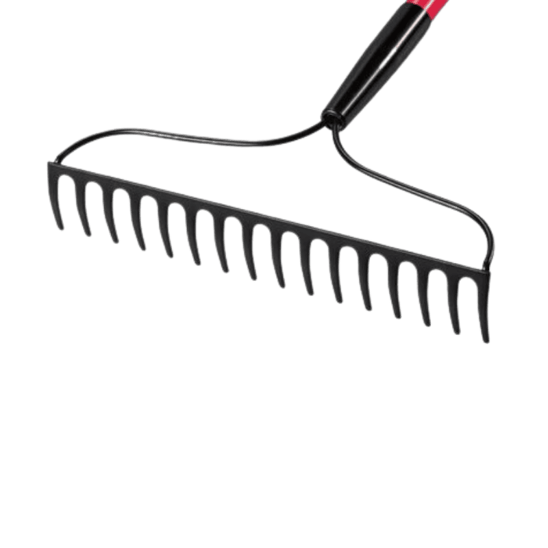 Truper Steel Bow Rake Fiberglass Handle 60.5 in. L X 16 in. W | Gilford Hardware