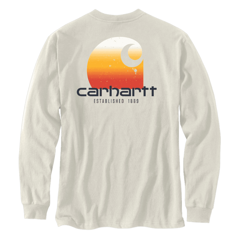 Carhartt Long-Sleeve Pocket C Graphic Relaxed Fit Heavyweight Shirt | Gilford Hardware