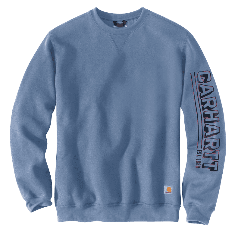 Carhartt Loose Fit Graphic Sleeve Crewneck Sweatshirt | Gilford Hardware