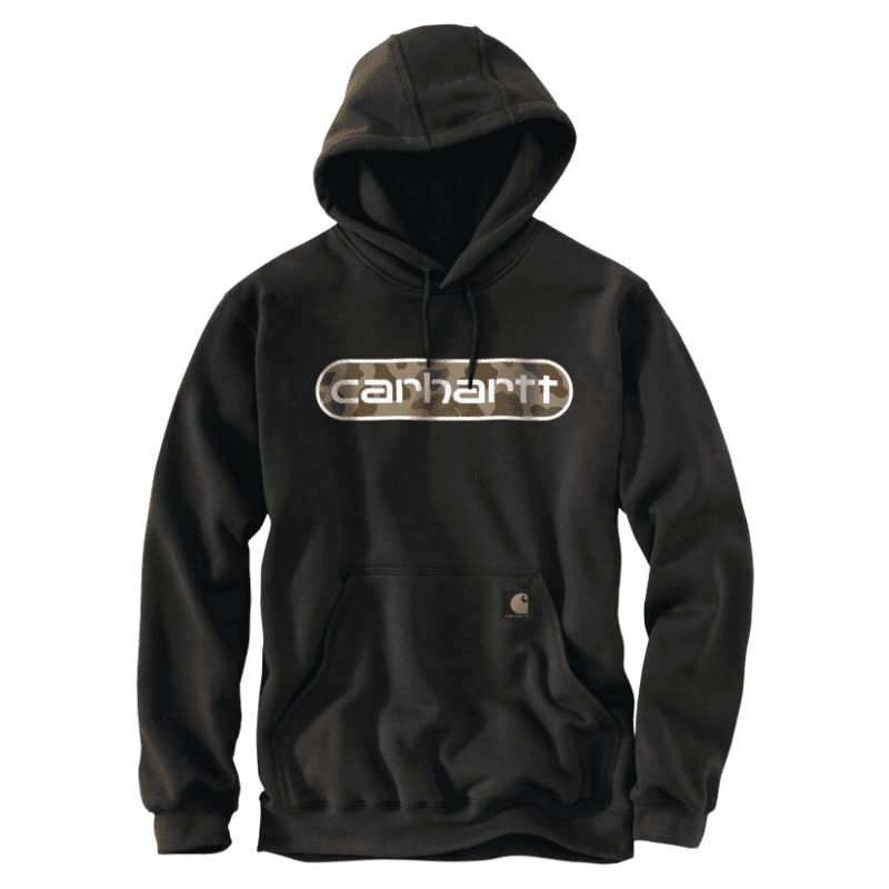 Carhartt Loose Fit Midweight Camo Logo Graphic Hoodie 105942 | Gilford Hardware