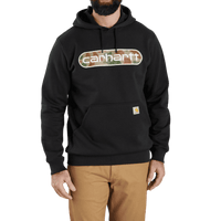 Thumbnail for Carhartt Loose Fit Midweight Camo Logo Graphic Hoodie 105942 | Gilford Hardware