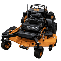 Thumbnail for Scag V-Ride XL Stand On Zero Turn Lawn Mower With 61-Inch Velocity Cutter Deck And 40 HP Vanguard Big Block V-Twin EFI