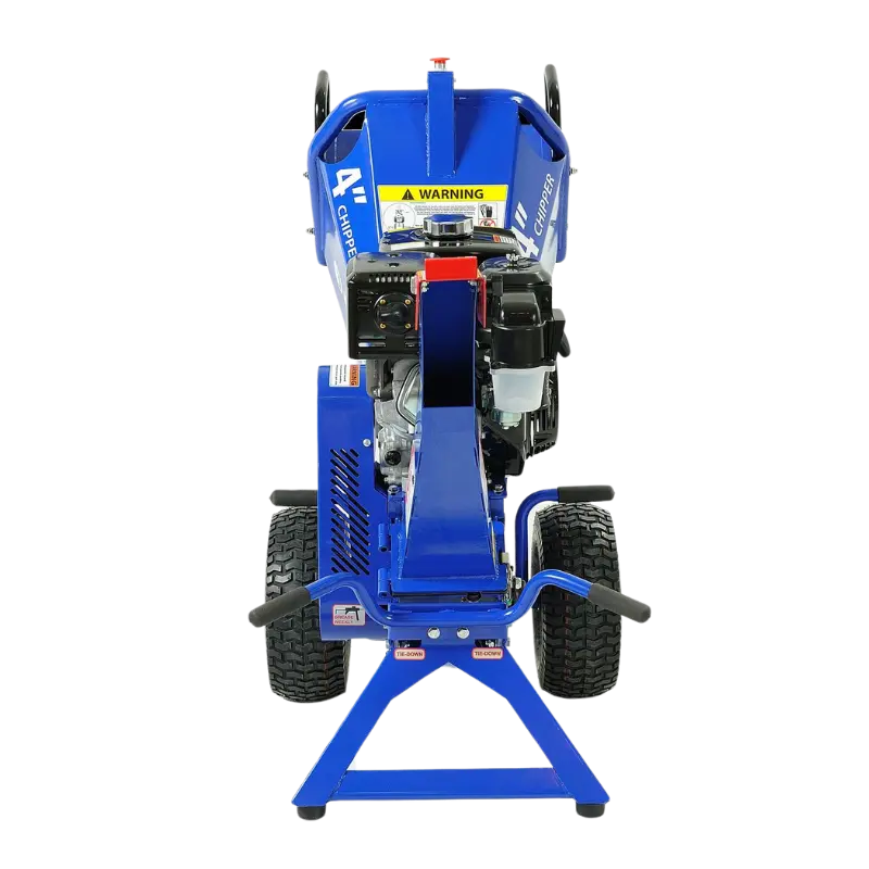 BlueBird CH400H Wood Chipper 4" Twin Blade Drum System 13 HP Honda GX390 Gas Engine