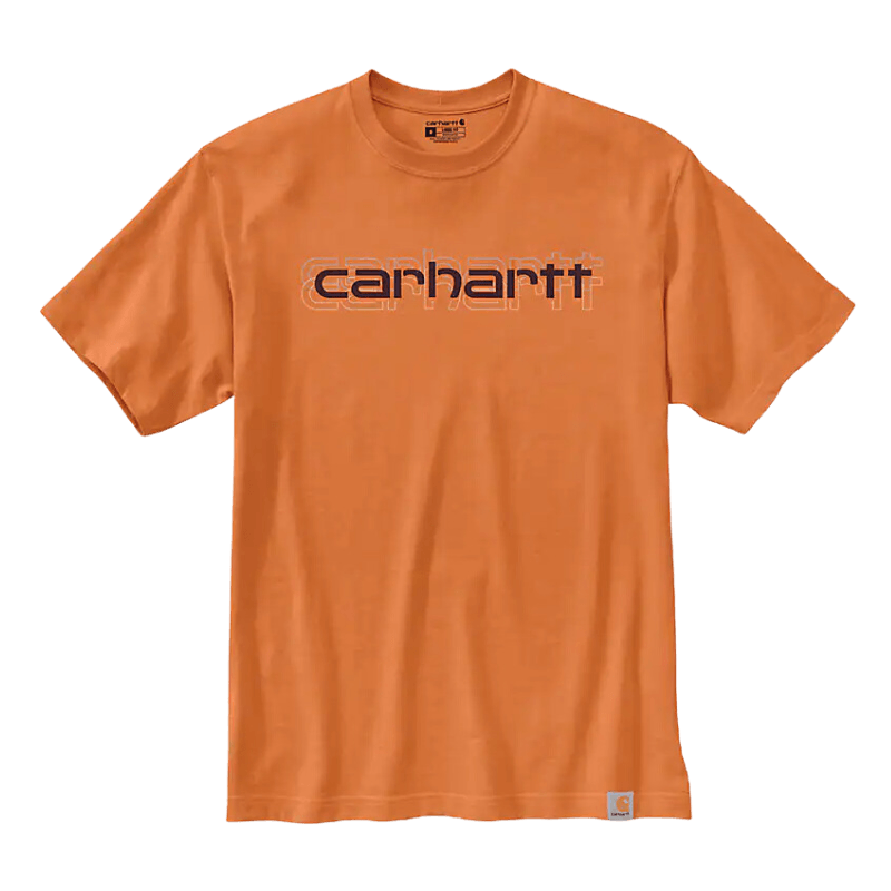 Carhartt Loose Fit Heavyweight Short-Sleeve Logo Graphic T-Shirt | Gilford Hardware 