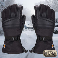 Thumbnail for Carhartt Storm Defender®/Cold Snap Insulated Leather Gauntlet Gloves | Gilford Hardware 