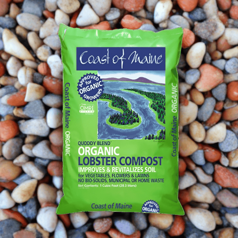 Coast Of Maine Quoddy Blend Lobster Organic and Natural Compost Improves and Revitalizes  Soil 1 ft³