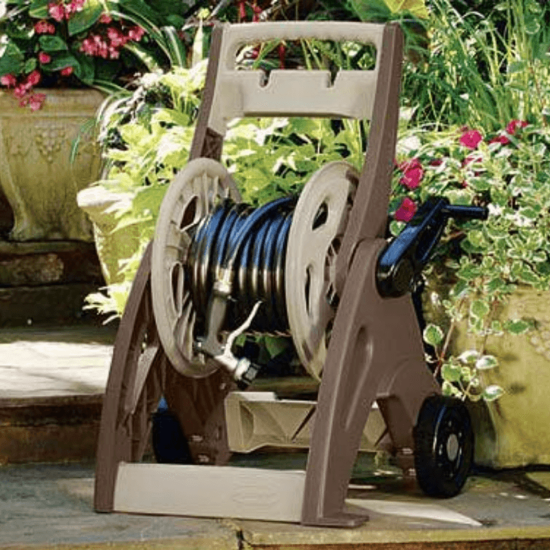 Suncast Hosemobile Beige Retractable Wheeled Hose Reel Cart 175 ft. | Gilford Hardware