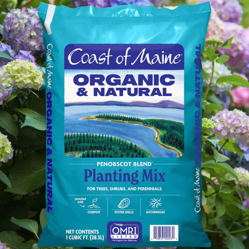 Coast Of Maine Penobscot Blend Organic Planting Mix for Trees, Shrubs and Perennials Compost & Peat 1 ft³