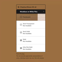 Thumbnail for Benjamin Moore Woodluxe Oil-Based Waterproofing Exterior Translucent Stain and Sealer Chestnut Brown (ES-65) Gallon