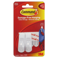 Thumbnail for 3M Command Small Plastic Hook 2-3/8 in. | Gilford Hardware