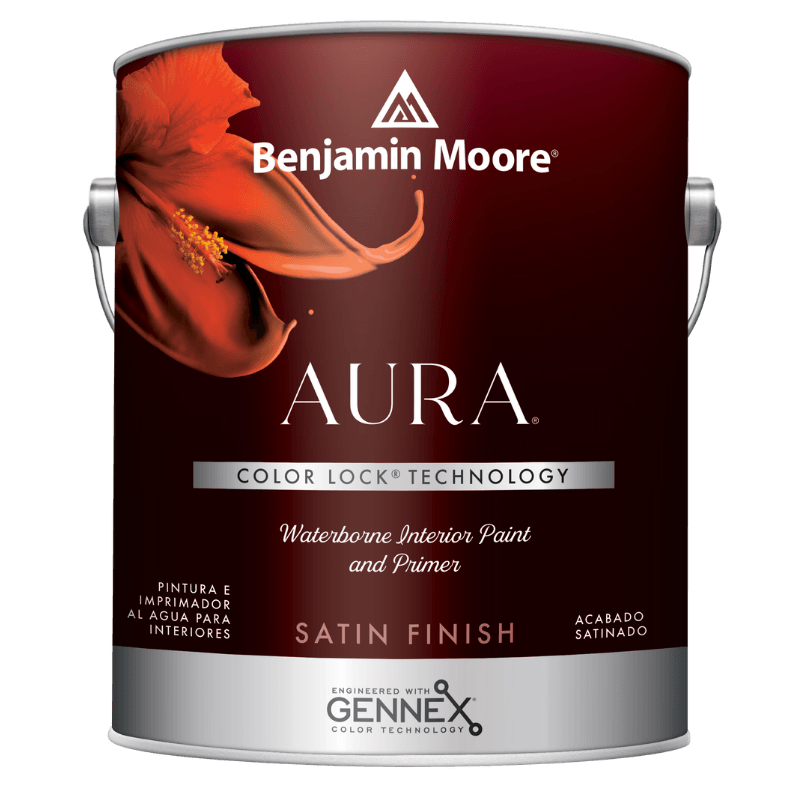 Benjamin Moore Aura Interior Paint Satin | Gilford Hardware 