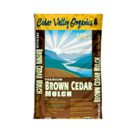 Thumbnail for Cedar Valley Organics Premium Brown Cedar Mulch 2 ft³ | Gilford Hardware