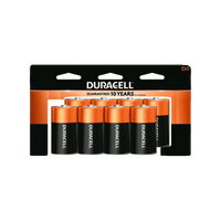 Thumbnail for Duracell Coppertop Alkaline Batteries D 8-Pack. | Gilford Hardware 