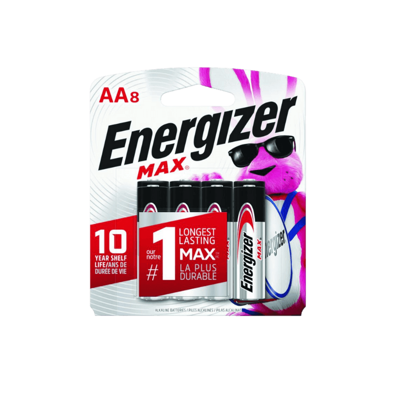 Energizer MAX Alkaline Batteries AA 8-Pack. | Gilford Hardware