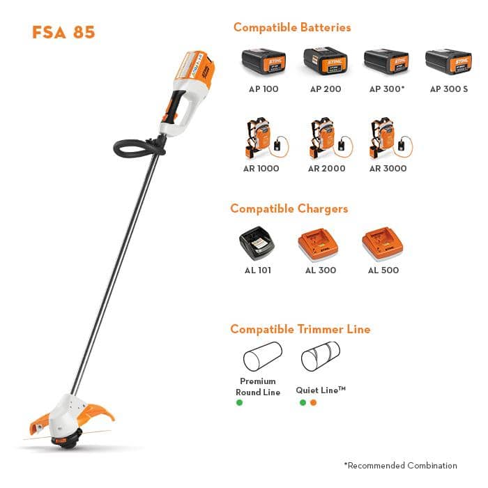 STIHL FSA 85 Battery Trimmer | Gilford Hardware 