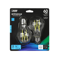 Thumbnail for Feit Electric Enhance Filament LED Bulb Daylight 60 Watt 2-Pack. | Gilford Hardware