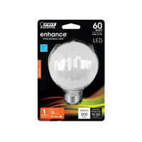 Thumbnail for Feit Electric Enhance G25 E26 (Medium) LED Bulb Soft White 60 Watt Equivalence | Gilford Hardware