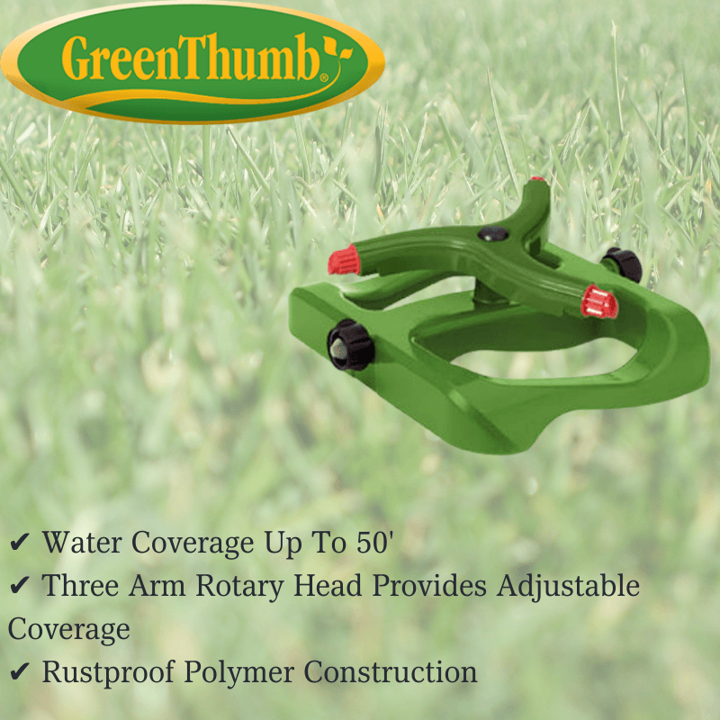 Green Thumb 3-Arm Rotary Sprinkler | Gilford Hardware