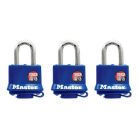 Thumbnail for Master Lock 2X Vinyl Padlock 1-9/16