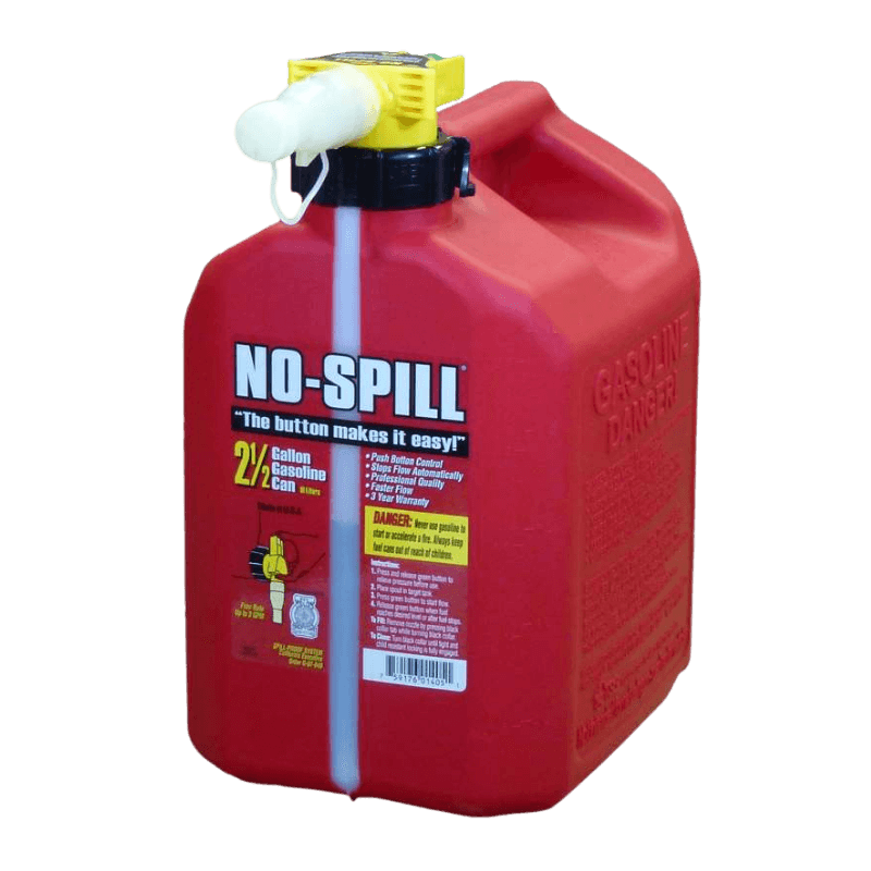 No-Spill Plastic Gas Can 2-1/2 gal. | Gilford Hardware 